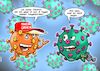 Cartoon: Infiziert (small) by Joshua Aaron tagged trump,covid,corona,infektion,pandemie,white,house,usa,amerika,wahlkampf,präsident,melania,barron