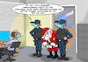 Cartoon: Lockdown (small) by Joshua Aaron tagged weihnachten,xmas,christmas,lockdown,covid,corona,polizei,ausgangsbeschränkung
