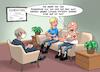Cartoon: rechte Eheprobleme (small) by Joshua Aaron tagged nazi,aluhut,verschwörungstheoretiker,impfgegner,eheberatung