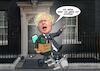Cartoon: Rücktritt (small) by Joshua Aaron tagged boris,johnson,tories,rücktritt,skandale,corona,party,großbritannien,vereinigtes,königreich