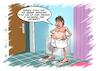 Cartoon: Wunschgewicht (small) by Joshua Aaron tagged körpergewicht,diät,fasten,wunschgewicht,abnehmen,dick,fett,fastenzeit