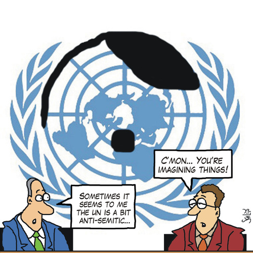 Cartoon: Anti-Semitic (medium) by Karsten Schley tagged israel,un,war,on,terror,terrorists
