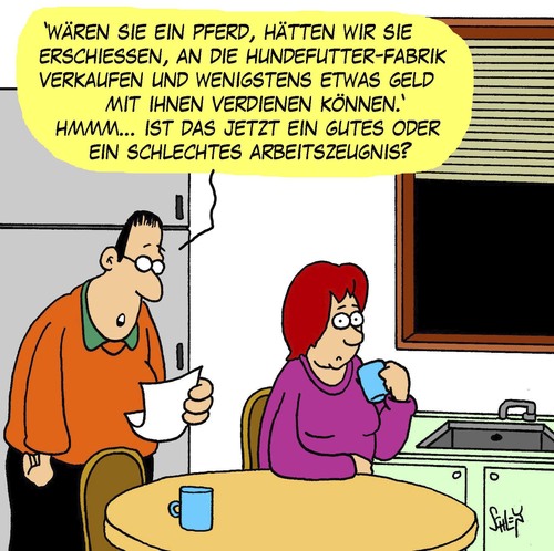 Cartoon: Arbeitszeugnis (medium) by Karsten Schley tagged arbeit,arbeitslosigkeit,arbeitgeber,arbeitnehmer,arbeitszeugnis,geld,gesellschaft,qualifikation,weiterbildung,wirtschaft,business,jobs,arbeit,arbeitslosigkeit,arbeitgeber,arbeitnehmer,arbeitszeugnis,geld,gesellschaft,qualifikation,weiterbildung,wirtschaft,business,jobs