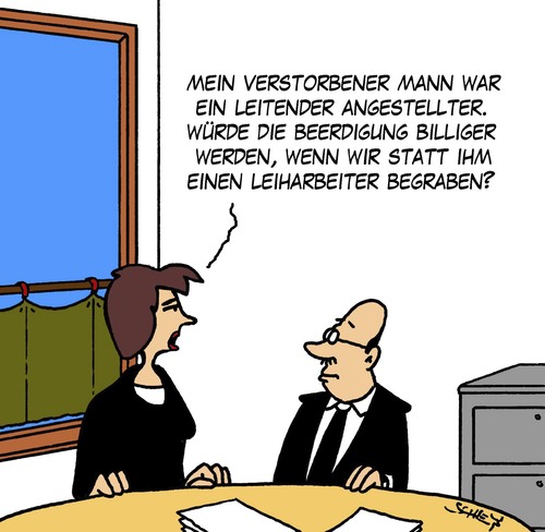 Cartoon: Beerdigung (medium) by Karsten Schley tagged ehe,tod,beerdigungen,leiharbeit,leiharbeiter,arbeit,einkommen,geld,wirtschaft,business,männer,frauen,ehe,tod,beerdigungen,leiharbeit,leiharbeiter,einkommen,geld,wirtschaft,business,männer