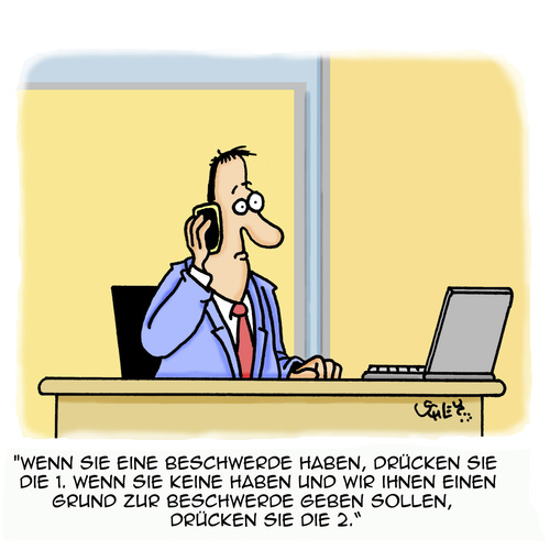 Cartoon: Beschwerde!! (medium) by Karsten Schley tagged kunden,reklamationen,kundenservice,verkaufen,verkäufer,business,wirtschaft,sales,marketing,kunden,reklamationen,kundenservice,verkaufen,verkäufer,business,wirtschaft,sales,marketing