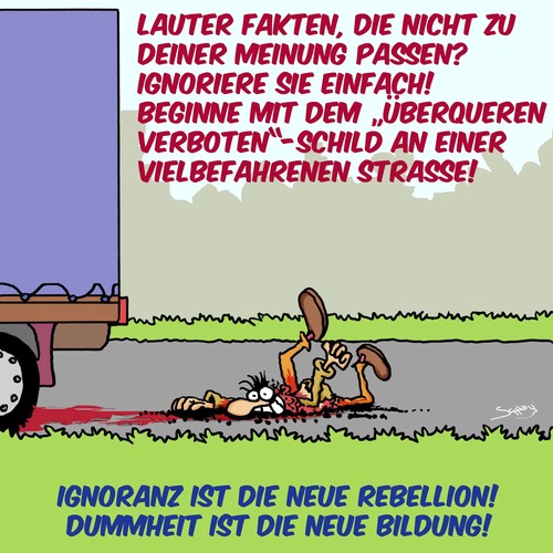 Cartoon: Bildung!! (medium) by Karsten Schley tagged bildung,kommunikation,fakten,diskussionen,medien,kultur,meinung,verstand,populismus,vereinfachung,verblödung,gesellschaft,bildung,kommunikation,fakten,diskussionen,medien,kultur,meinung,verstand,populismus,vereinfachung,verblödung,gesellschaft