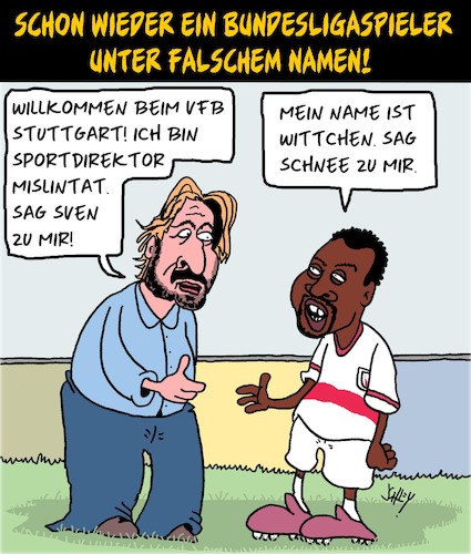 Bundesligaspieler mit Fake-Namen