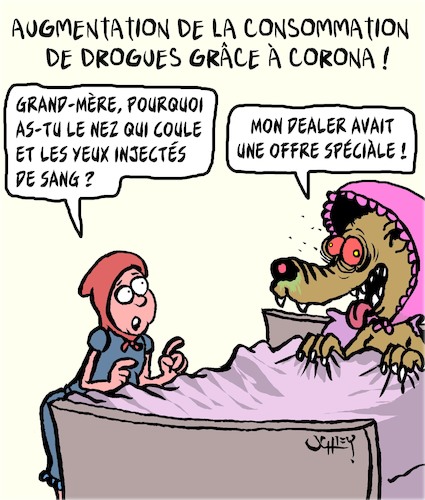 Cartoon: Consommation de Drogues (medium) by Karsten Schley tagged drogues,societe,crime,corona,medias,politique,addiction,drogues,societe,crime,corona,medias,politique,addiction