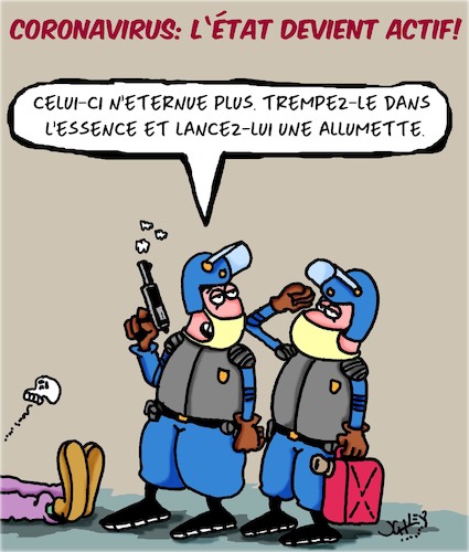 Cartoon: Corona Precaution (medium) by Karsten Schley tagged precaution,corona,sante,gouvernement,politique,police,precaution,corona,sante,gouvernement,politique,police