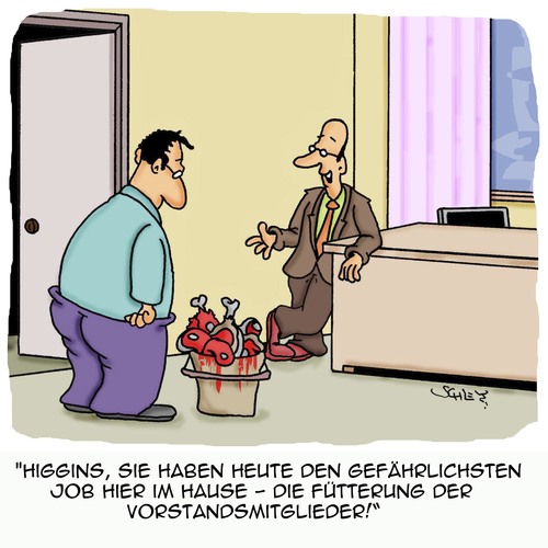 Cartoon: Das ist GEFÄHRLICH! (medium) by Karsten Schley tagged jobs,umsatz,geld,business,wirtschaft,vorstände,arbeitnehmer,arbeitgeber,arbeit,arbeit,arbeitgeber,arbeitnehmer,vorstände,wirtschaft,business,geld,umsatz,jobs