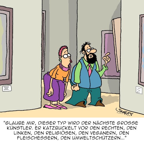 Cartoon: Der Nächste (medium) by Karsten Schley tagged kunst,künstler,erfolg,geld,karriere,relevanz,museen,business,wirtschaft,politik,gesellschaft,medien,kunst,künstler,erfolg,geld,karriere,relevanz,museen,business,wirtschaft,politik,gesellschaft,medien