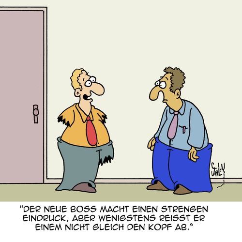 Cartoon: Der Neue (medium) by Karsten Schley tagged arbeit,arbeitgeber,arbeitnehmer,wirtschaft,business,autorität,büro,angestellte,industrie,verwaltung,arbeit,arbeitgeber,arbeitnehmer,wirtschaft,business,autorität,büro,angestellte,industrie,verwaltung