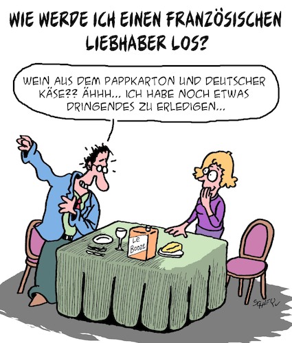 Cartoon: Die Waffen einer Frau (medium) by Karsten Schley tagged liebe,liebhaber,trennung,männer,frauen,ernährung,dating,beziehungen,liebe,liebhaber,trennung,männer,frauen,ernährung,dating,beziehungen