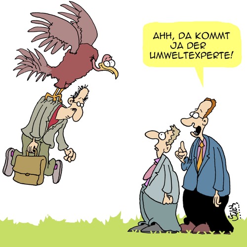 Cartoon: Echter Experte (medium) by Karsten Schley tagged umwelt,umweltschutz,tiere,umweltexperten,biologie,experten,klima,natur,umwelt,umweltschutz,tiere,umweltexperten,biologie,experten,klima,natur