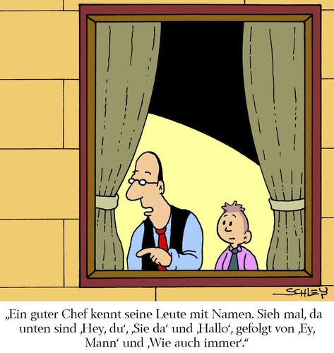 Cartoon: Ein guter Boss (medium) by Karsten Schley tagged arbeit,arbeitgeber,arbeitnehmer,wirtschaft,business,gesellschaft,geschäftsethik,ökonomie,ethik,arbeit,arbeitgeber,arbeitnehmer,wirtschaft,business,gesellschaft,geschäftsethik,ökonomie,ethik