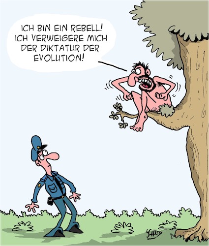 Cartoon: Ein Rebell! (medium) by Karsten Schley tagged realitätsverweigerung,fakten,bildung,evolution,politik,freiheit,rebellion,medien,alternative,verschwörungstheorien,gesellschaft,realitätsverweigerung,fakten,bildung,evolution,politik,freiheit,rebellion,medien,alternative,verschwörungstheorien,gesellschaft