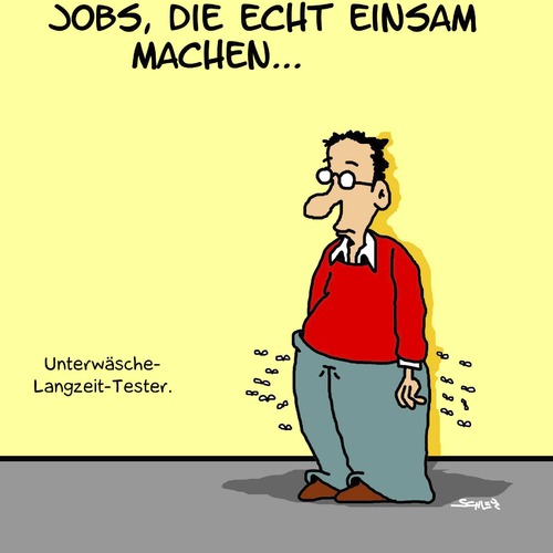 Cartoon: Einsam (medium) by Karsten Schley tagged wirtschaft,gesellschaft,arbeit,geld,arbeitgeber,arbeitnehmer,mode,wirtschaft,gesellschaft,geld,arbeit,arbeitgeber,arbeitnehmer,mode