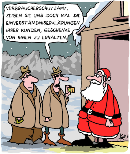 Cartoon: Erklärung (medium) by Karsten Schley tagged weihnachten,weihnachtsmann,behörden,vorschriften,bürokratie,formulare,datenschutz,verbraucherschutz,politik,religion,geschenke,gesellschaft,weihnachten,weihnachtsmann,behörden,vorschriften,bürokratie,formulare,datenschutz,verbraucherschutz,politik,religion,geschenke,gesellschaft