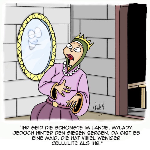 Frau im Spiegel