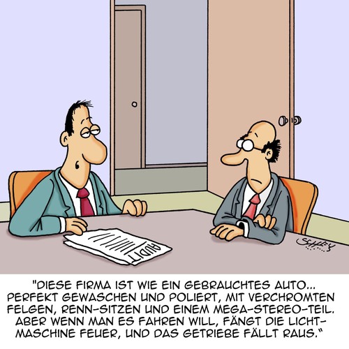 Cartoon: Gebraucht (medium) by Karsten Schley tagged business,wirtschaft,audits,consultants,industrie,dienstleistungen,jobs,qualität,business,wirtschaft,audits,consultants,industrie,dienstleistungen,jobs,qualität