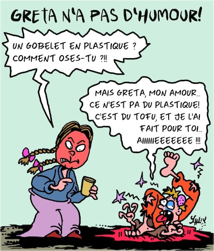 Cartoon: Greta se fache... (medium) by Karsten Schley tagged greta,climat,politique,environnement,hunour,greta,climat,politique,environnement,hunour