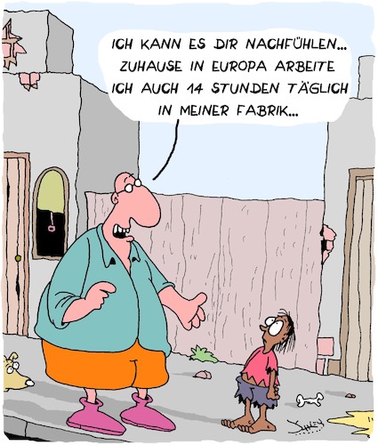 Cartoon: Harte Arbeit (medium) by Karsten Schley tagged kinderarbeit,dritte,welt,industrie,kapitalismus,ausbeutung,profite,wirtschaft,geld,business,gesellschaft,politik,kinderarbeit,dritte,welt,industrie,kapitalismus,ausbeutung,profite,wirtschaft,geld,business,gesellschaft,politik