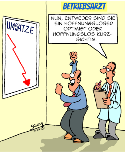 Cartoon: Hoffnungslos (medium) by Karsten Schley tagged gesundheit,wirtschaft,ärzte,business,umsätze,hoffnung,optimismus,kurzsichtigkeit,konjunktur,jobs,karriere,gesellschaft,gesundheit,wirtschaft,ärzte,business,umsätze,hoffnung,optimismus,kurzsichtigkeit,konjunktur,jobs,karriere,gesellschaft