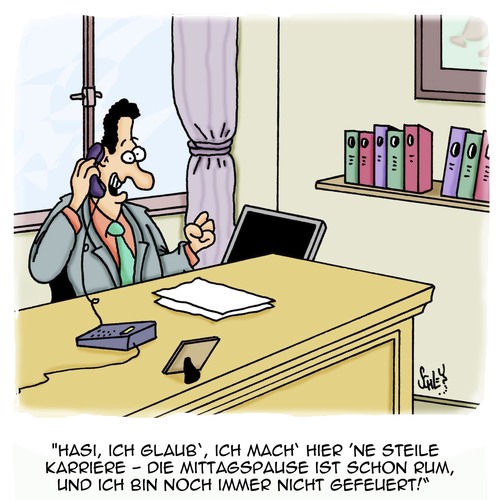 Cartoon: Ich mach Karriere!! (medium) by Karsten Schley tagged arbeit,arbeitgeber,arbeitnehmer,karriere,jobs,business,wirtschaft,nachhaltigkeit,arbeit,arbeitgeber,arbeitnehmer,karriere,jobs,business,wirtschaft,nachhaltigkeit
