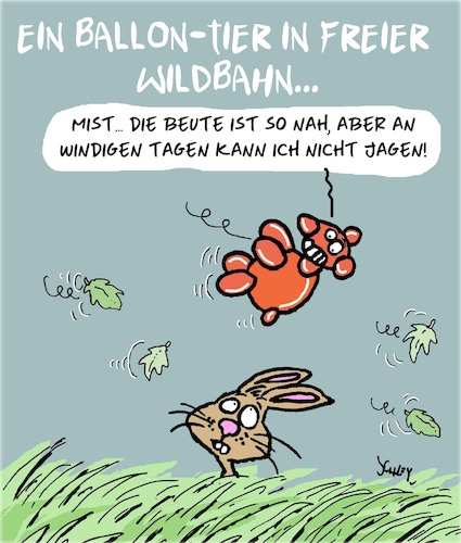 Cartoon: In wilder Natur (medium) by Karsten Schley tagged wildbahn,wildtiere,jagd,beute,natur,umwelt,wetter,nahrung,wildbahn,wildtiere,jagd,beute,natur,umwelt,wetter,nahrung