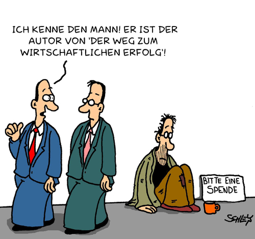 Cartoon: Kompetenz (medium) by Karsten Schley tagged wirtschaft,geld,jobs,arbeit,erbeitslosigkeit,erfolg,business,bücher,schriftsteller,wirtschaft,geld,jobs,arbeit,erbeitslosigkeit,erfolg,bücher,schriftsteller