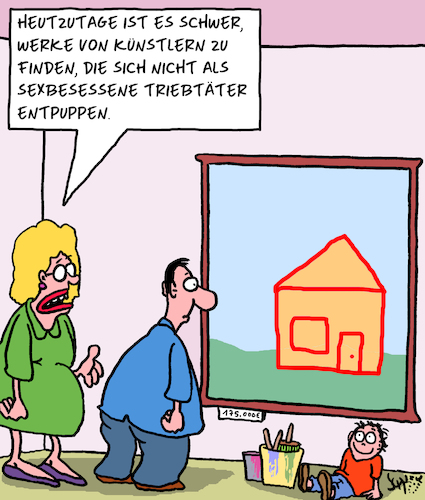 Cartoon: Künstler (medium) by Karsten Schley tagged kunst,moral,gesetze,leumund,künstler,lebenswandel,hysterie,metoo,vergangenheit,jugend,jugendsünden,kunst,moral,gesetze,leumund,künstler,lebenswandel,hysterie,metoo,vergangenheit,jugend,jugendsünden,sex