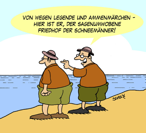 Cartoon: Legendär (medium) by Karsten Schley tagged forschung,wissenhaft,geschichte,archäologie,mythologie,forschung,wissenhaft,geschichte,archäologie,mythologie