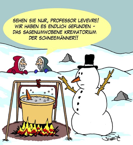 Cartoon: Legendär (medium) by Karsten Schley tagged winter,wissenschaft,forschung,kälte,wissenschaftler,forscher,leben,tod,winter,wissenschaft,forschung,kälte,wissenschaftler,forscher,leben,tod