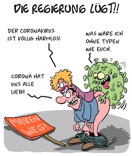 Cartoon: Lügner!! (medium) by Karsten Schley tagged corona,regierung,politik,gesundheit,covidioten,verschwörungstheorien,medien,gesellschaft,deutschland,europa,corona,regierung,politik,gesundheit,covidioten,verschwörungstheorien,medien,gesellschaft,deutschland,europa