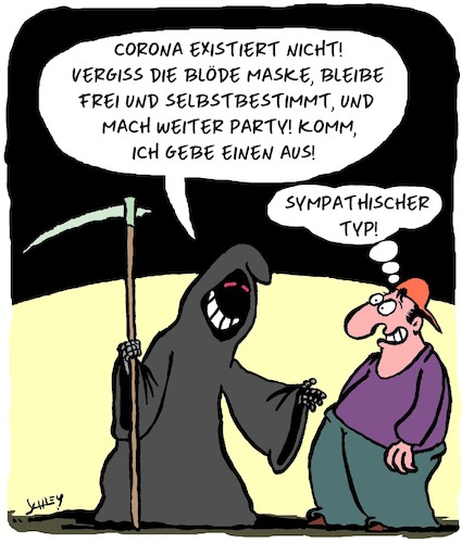 Cartoon: Macht weiter Party!! (medium) by Karsten Schley tagged coronapandemie,covid19,verschwörungstheorien,maskengegner,covidioten,politik,gesundheit,öffentlichkeit,vorschriften,gesundheitssystem,gesellschaft,egoismus,deutschland,europa,coronapandemie,covid19,verschwörungstheorien,maskengegner,covidioten,politik,gesundheit,öffentlichkeit,vorschriften,gesundheitssystem,gesellschaft,egoismus,deutschland,europa