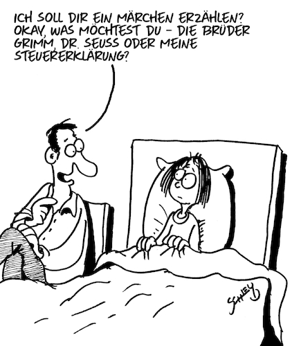 Cartoon: Märchen (medium) by Karsten Schley tagged eltern,kinder,märchen,literatur,medien,filme,comics,steuern,steuerklärung,steuerhinterziehung,geld,einkommen,finanzen,gesellschaft,eltern,kinder,märchen,literatur,medien,filme,comics,steuern,steuerklärung,steuerhinterziehung,geld,einkommen,finanzen,gesellschaft