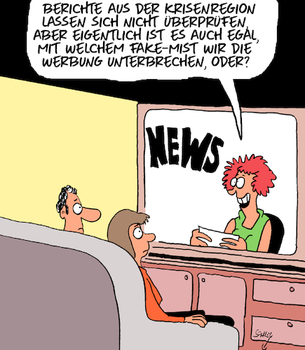 Cartoon: Nicht überprüfbar (medium) by Karsten Schley tagged wahrheit,glaubwürdigkeit,vertrauen,medien,recherche,berichte,fake,wahrheit,glaubwürdigkeit,vertrauen,medien,recherche,berichte,fake