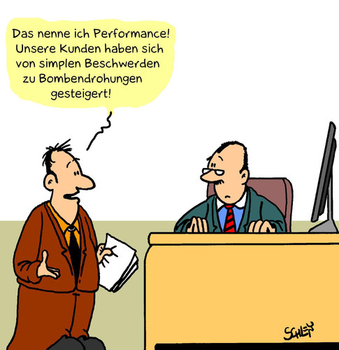 Cartoon: Performance (medium) by Karsten Schley tagged wirtschaft,business,kundenservice,kunden,performance,verkaufen,verkäufer,gesellschaft,geld,umsatz,wirtschaft,kundenservice,kunden,performance,verkaufen,verkäufer,gesellschaft,geld,umsatz