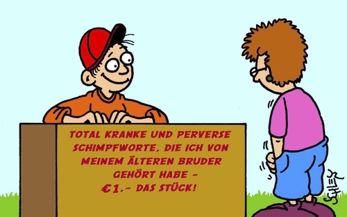 Cartoon: PERVERS!!! (medium) by Karsten Schley tagged business,wirtschaft,verkaufen,kinder,jugend,erziehung,benehmen,sitten,gesellschaft,jugendkultur,familie,business,wirtschaft,verkaufen,kinder,jugend,erziehung,benehmen,sitten,gesellschaft,jugendkultur,familie