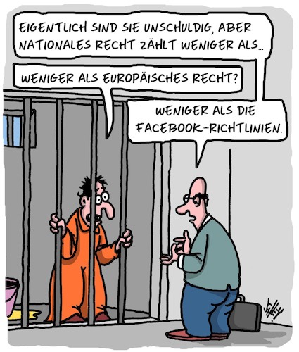 Cartoon: Recht und Ordnung (medium) by Karsten Schley tagged recht,gesetze,justiz,internet,facebook,richtlinien,gemeinschaftsregeln,algorithmen,politik,konzerne,gesellschaft,recht,gesetze,justiz,internet,facebook,richtlinien,gemeinschaftsregeln,algorithmen,politik,konzerne,gesellschaft