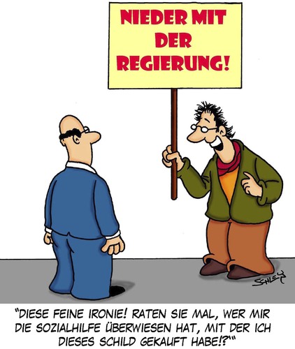 Cartoon: Regierungskritik (medium) by Karsten Schley tagged politik,protest,occupy,sozialpolitik,sozialhilfe,wohlfahrt,wohlfahrtsstaat,meinungsfreiheit,demokratie,politik,protest,occupy,sozialpolitik,sozialhilfe,wohlfahrt,wohlfahrtsstaat,meinungsfreiheit,demokratie