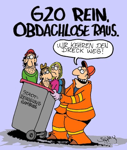 Cartoon: Sauberes Hamburg (medium) by Karsten Schley tagged g20,politik,hamburg,obdachlose,innenpolitik,senat,sicherheit,gewalt,terrorismus,wirtschaft,soziales,gesellschaft,deutschland,g20,politik,hamburg,obdachlose,innenpolitik,senat,sicherheit,gewalt,terrorismus,wirtschaft,soziales,gesellschaft,deutschland