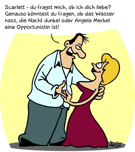 Cartoon: Scarlett (medium) by Karsten Schley tagged politik,politiker,bundeskanzlerin,deutschland,innenpolitik,aussenpolitik,merkel,berlin,gesellschaft,bundeskanzlerin,deutschland,aussenpolitik