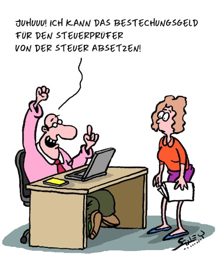 Cartoon: Steuerlich absetzbar (medium) by Karsten Schley tagged steuern,steuerhinterziehung,bestechung,korruption,politik,geld,wirtschaft,wirtschaftsverbrechen,gesetze,justiz,gesellschaft,steuern,steuerhinterziehung,bestechung,korruption,politik,geld,wirtschaft,wirtschaftsverbrechen,gesetze,justiz,gesellschaft