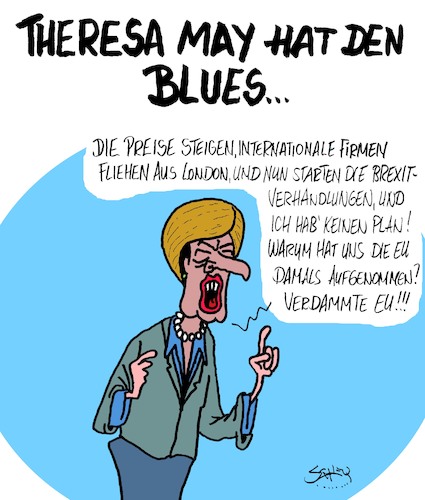 Theresa hat den Blues