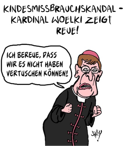 Cartoon: Tiefe Reue (medium) by Karsten Schley tagged kirche,kindesmissbrauch,katholiken,woelki,kriminalität,vertuschung,vatikan,religion,business,gesellschaft,deutschland,kirche,kindesmissbrauch,katholiken,woelki,kriminalität,vertuschung,vatikan,religion,business,gesellschaft,deutschland