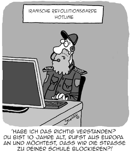 Cartoon: Total blockiert! (medium) by Karsten Schley tagged straße,von,hormuz,blockade,iran,usa,krieg,revolutionsgarde,mullahs,weltwirtschaft,lieferketten,wirtschaftskrise,ölkrise,transport,gesellschaft,straße,von,hormuz,blockade,iran,usa,krieg,revolutionsgarde,mullahs,weltwirtschaft,lieferketten,wirtschaftskrise,ölkrise,transport,gesellschaft