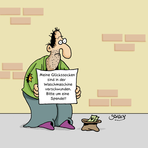 Cartoon: Verschwunden!! (medium) by Karsten Schley tagged glück,business,armut,wirtschaft,arbeitslosigkeit,pech,kleidung,technik,mythen,glück,business,armut,wirtschaft,arbeitslosigkeit,pech,kleidung,technik,mythen