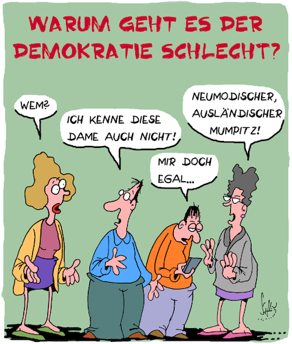 Cartoon: Warum? (medium) by Karsten Schley tagged demokratie,gesellschaft,nationalismus,deutschland,populismus,faschismus,europa,usa,politik,gleichgültigkeit,desinteresse,medien,demokratie,gesellschaft,nationalismus,deutschland,populismus,faschismus,europa,usa,politik,gleichgültigkeit,desinteresse,medien