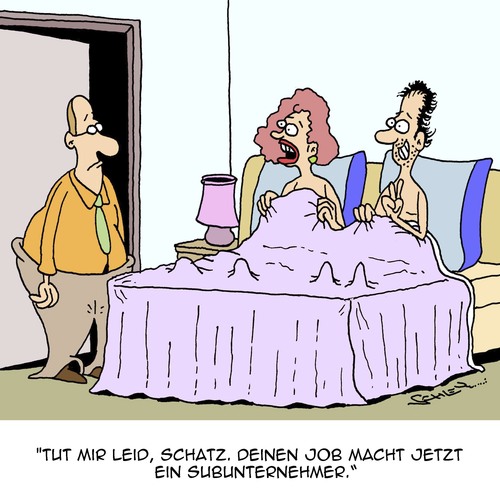 Weg ist der Job...